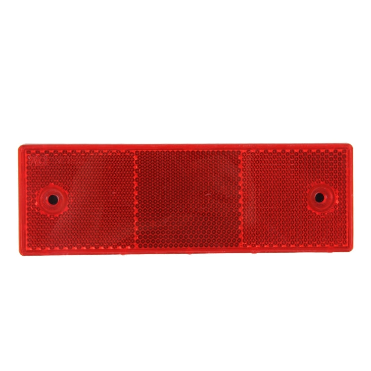 10 PCS Car Rear Bumper Warning Plastic Reflector and Sign