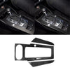 3 PCS Car Carbon Fiber Gear Panel Decorative Sticker for Audi A3, Left Driving, Gear Panel, Left Driving