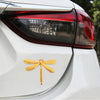 Dragonfly Shape Car Metal Body Decorative Sticker, Dragonfly Shape (Gold), Dragonfly Shape (Silver)