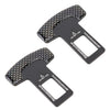 2 in 1 Car Carbon Fibre Safety Seat Belt Buckle Clip, Seat Belt Buckle Clip