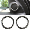 2 PCS Car Rear Horn Carbon Fiber Decorative Sticker for Jeep Grand Cherokee 2014-2017, Rear Horn