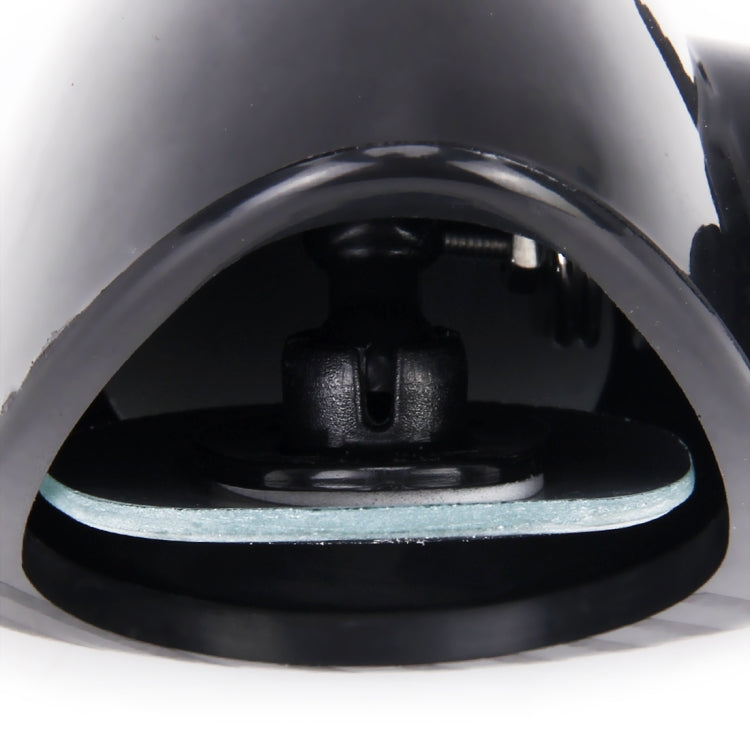 3R-051 360 Degrees Rotatable Left Blind Spot Side Assistant Mirror for Auto Car, Left Black, Left White