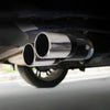 Universal Car Styling Stainless Steel Straight Double Outlets Exhaust Tail Muffler Tip Pipe, Straight Double