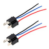 1 Pair H4 Bulb Holder Base Male Socket with Wire, H4