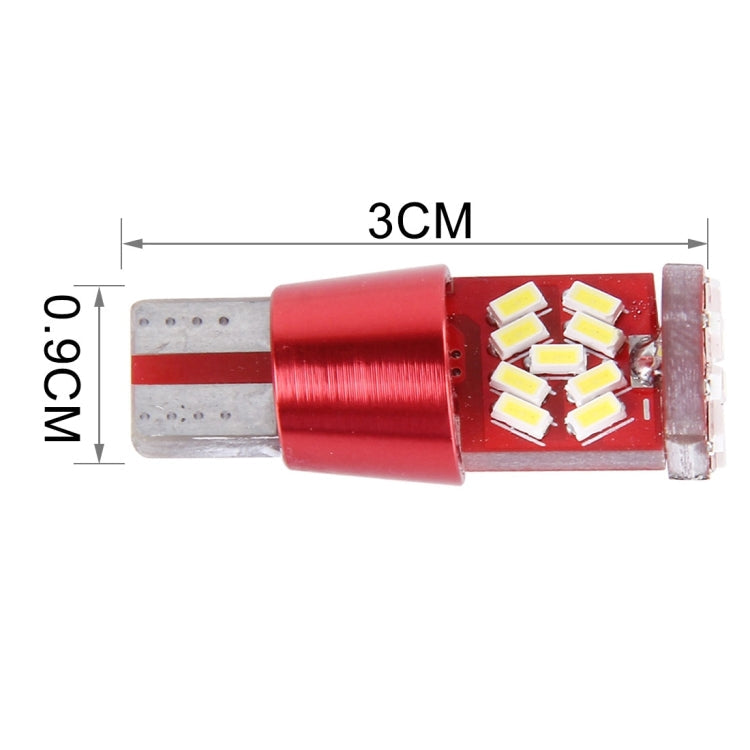 2 PCS T10 5W 27 SMD-3014 LEDs Car Clearance Light Lamp, DC 12V, 27 SMD-3014 LEDs, T10+5W Blue Light