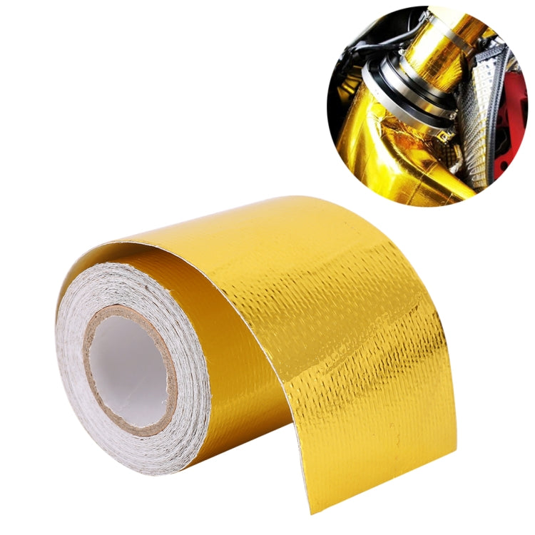 5m Exhaust Wrap Auto Motor Exhaust Heat Shield Aluminum Foil Paper Heat Resistant Wrap, 5m Heat Resistant Wrap