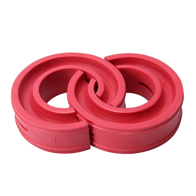 2 PCS Car Auto C Type Shock Absorber Spring Bumper Power Cushion Buffer, Spring Spacing: 27mm, Colloid Height: 50mm(Red), C  Type(Spring Spacing: 27mm, Height: 50mm)