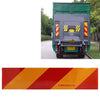 Car Auto Aluminum 55cm × 13cm Rear Warning Sign Sticker for Truck and Van, 55cm × 13cm