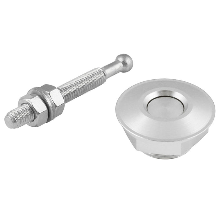 Car Mini Stainless Steel Quick-pins Push Button Billet Hood Pins Lock Clip Kit, Mini Stainless Steel (Silver), Mini Stainless Steel (Black)