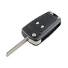 For Opel Car Keys Replacement 2 Buttons Car Key Case with Foldable Key Blade, 2 Buttons with Foldable Key Blade