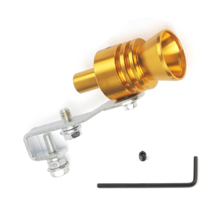 Universal Aluminum Turbo Sound Exhaust Muffler Pipe Whistle Car / Motorcycle Simulator Whistler, Size: L, Outside Diameter: 30mm, Size: L (Gold), Size: L (Blue), Size: L (Red), Size: L (Silver), Size: L (Black)