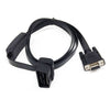 Car OBD Extended Diagnostic Tool OBD2 16PIN to DB9 Serial RS232 Cable with Switch, OBD Extended Diagnostic Tool