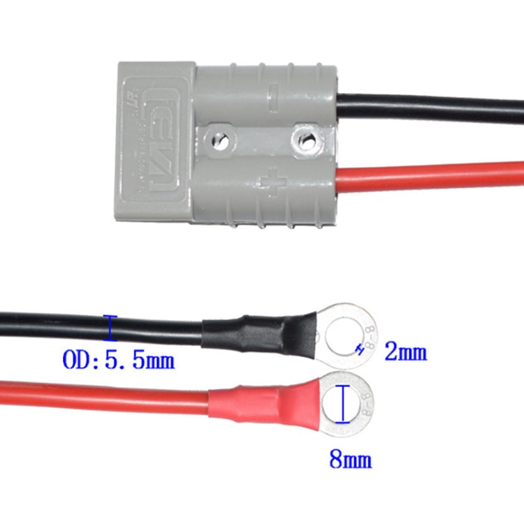 50A SMH Anderson Plug to O Shape Terminal Booster Cable, Length: 1m