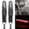 2 PCS D12V / 1W Motorcycle LED Waterproof Side Lights Turn Signal Light, Turn Light (Red Light)
