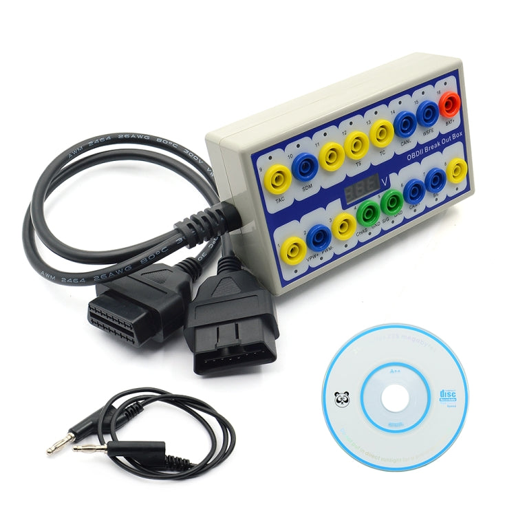 Car OBDII Protocol Detector Break Out Box, Break Out Box
