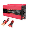 Carmaer Universal 12V to 220V 1200W Car LCD Display Inverter Household Power Converter, Universal 12V to 220V 1200W