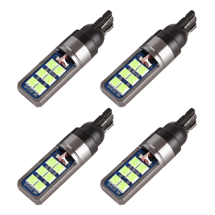 4 PCS T10 DC12V / 4W Car Clearance Light 12LEDs SMD-3030 Lamp Beads, 12LEDs SMD-3030 (Red Light), 12LEDs SMD-3030 (White Light), 12LEDs SMD-3030 (Yellow Light), 12LEDs SMD-3030 (Ice Blue Light), 12LEDs SMD-3030 (Blue Light), 12LEDs SMD-3030 (Pink Light...