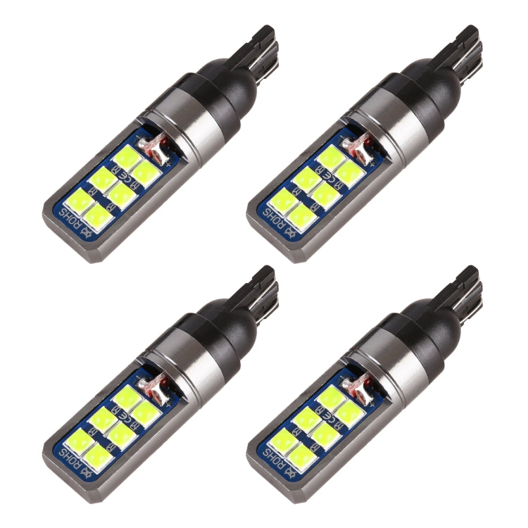 4 PCS T10 DC12V / 4W Car Clearance Light 12LEDs SMD-3030 Lamp Beads, 12LEDs SMD-3030 (Red Light), 12LEDs SMD-3030 (White Light), 12LEDs SMD-3030 (Yellow Light), 12LEDs SMD-3030 (Ice Blue Light), 12LEDs SMD-3030 (Blue Light), 12LEDs SMD-3030 (Pink Light...