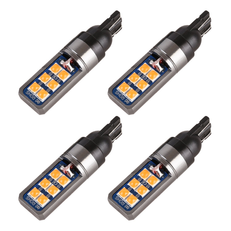 4 PCS T10 DC12V / 4W Car Clearance Light 12LEDs SMD-3030 Lamp Beads, 12LEDs SMD-3030 (Red Light), 12LEDs SMD-3030 (White Light), 12LEDs SMD-3030 (Yellow Light), 12LEDs SMD-3030 (Ice Blue Light), 12LEDs SMD-3030 (Blue Light), 12LEDs SMD-3030 (Pink Light...