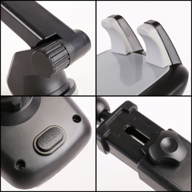 Car Automatic Telescopic Multifunctional 360-degree Mobile Phone Central Control Holder, Mobile Phone Central Control Holder