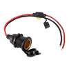 Car Cigarette Lighter Female Socket Plug Connector with Cover, Connector with Cover