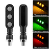 2 PCS KC050 Motorcycle LED Turn Signal Running Brake Light, KC050
