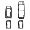 4 in 1 Car Carbon Fiber Door Set B Decorative Sticker for Volvo XC90 2003-2014, Right Drive, Door Set B, Right Drive