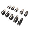 10 PCS Car Rubber Cushion Pipe Clamps Stainless Steel Clamps, Size: 2 inch (50mm), Size: 2 inch (50mm)