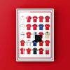 Charlton Retro Shirts Football Print