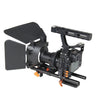 YELANGU YLG1105A A7 Cage Set: Camera Cage, Stabilizer, Follow Focus, Matte Box for Sony GH4, A7 Series, A6000/A6500/A6300/A7R3/A7S3 (Orange)