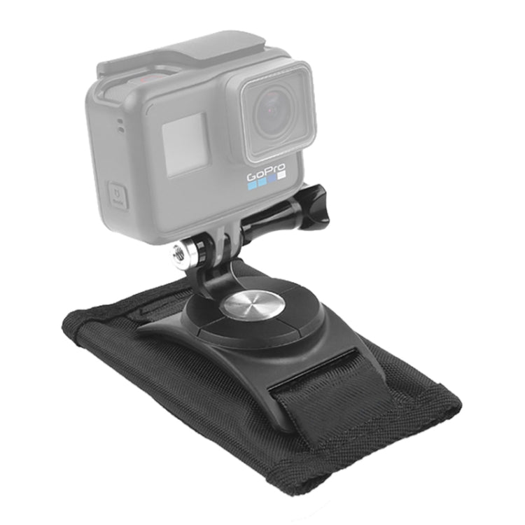 360° Rotating Quick Release Shoulder Strap Mount for GoPro, Insta360, DJI & Action Cameras (Black)