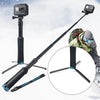 Portable Foldable Tripod Holder Selfie Monopod Stick for GoPro, Insta360, DJI and Other Action Cameras, Length: 23.5-81cm