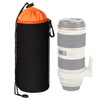 SLR Camera Lens Bag Micro Single Lens Bag Lens Inner Bile Bag Waterproof Protective Case Plus Velvet Thickening, Diameter: 10cm, Height: 25cm, Diameter: 10cm, Height: 25cm