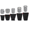 5 in 1 SLR Camera Lens Package Thickening Shockproof Neoprene Lens Storage Bag Sticky Deduction, 5 in 1