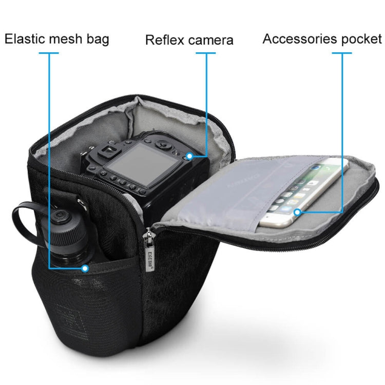 CADEN D1 Waterproof Crossbody Shoulder SLR Camera Bag, Size: 19 x 13x 21cm, D1 19 x 13x 21cm