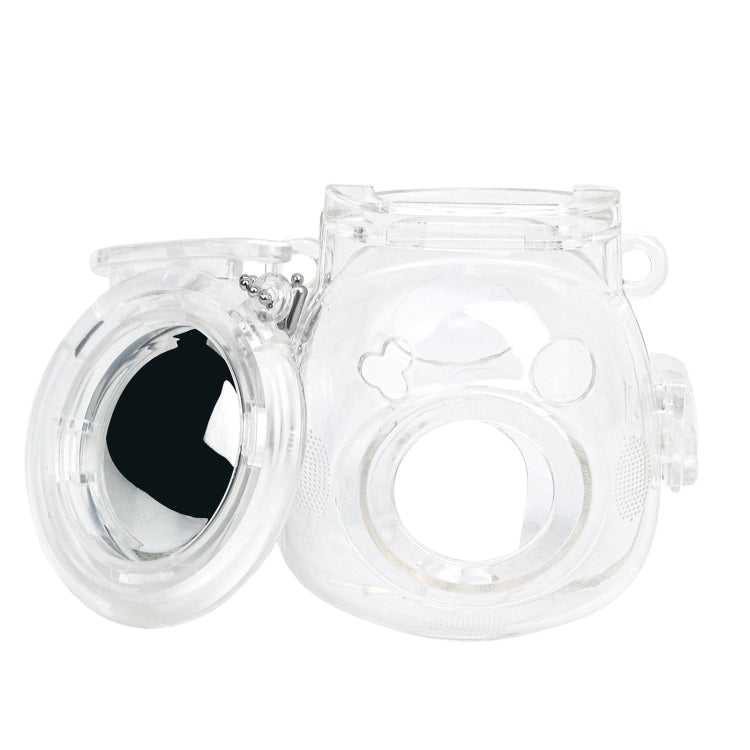 For FUJIFILM Instax PAL Crystal Hard Case Camera Bag with Shoulder Strap (Transparent)