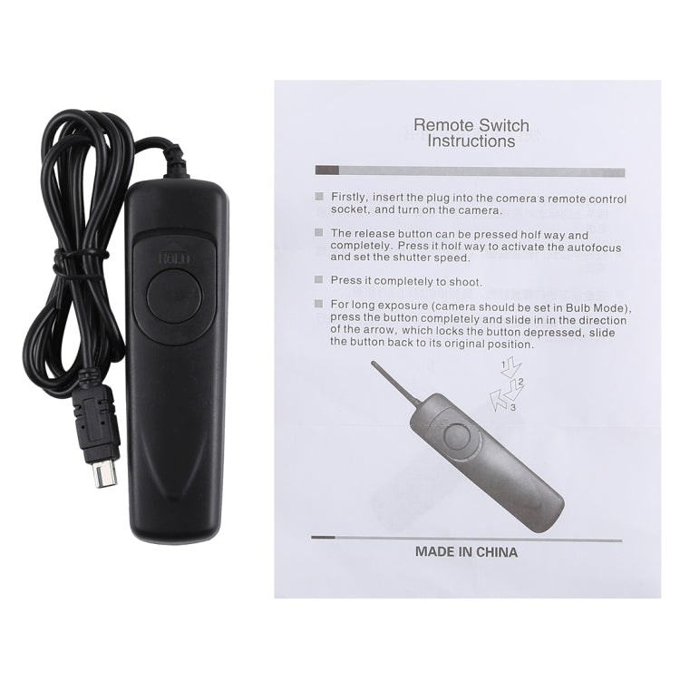 Cuely MC-DC2 Remote Switch Shutter Release Cord for Nikon D7100 / D7200 / D5500 / D5600, MC-DC2