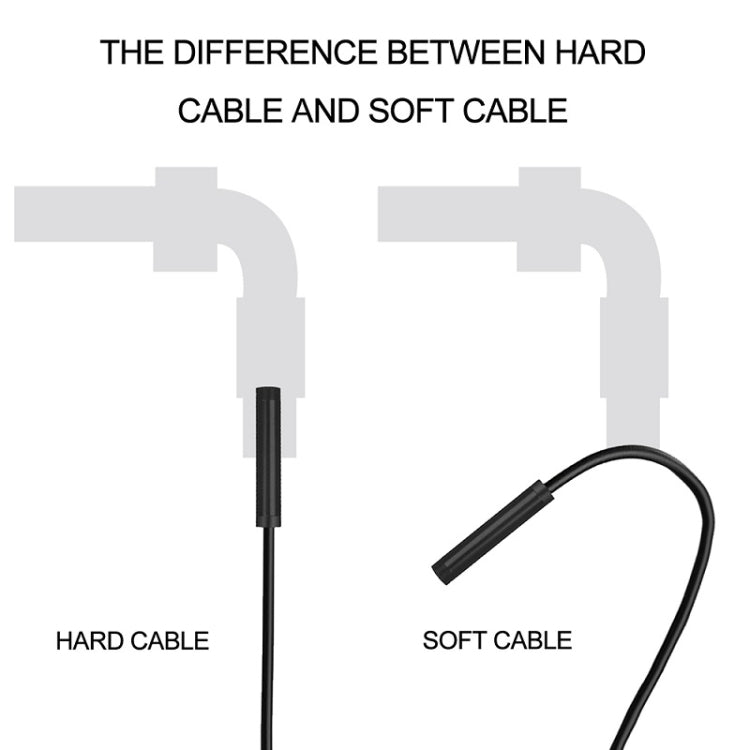 F99 HD Mobile Phone Endoscope, 8mm Waterproof Pipe Endoscope, Wifi Version, Hardwire, Length: 10m, Length: 10m
