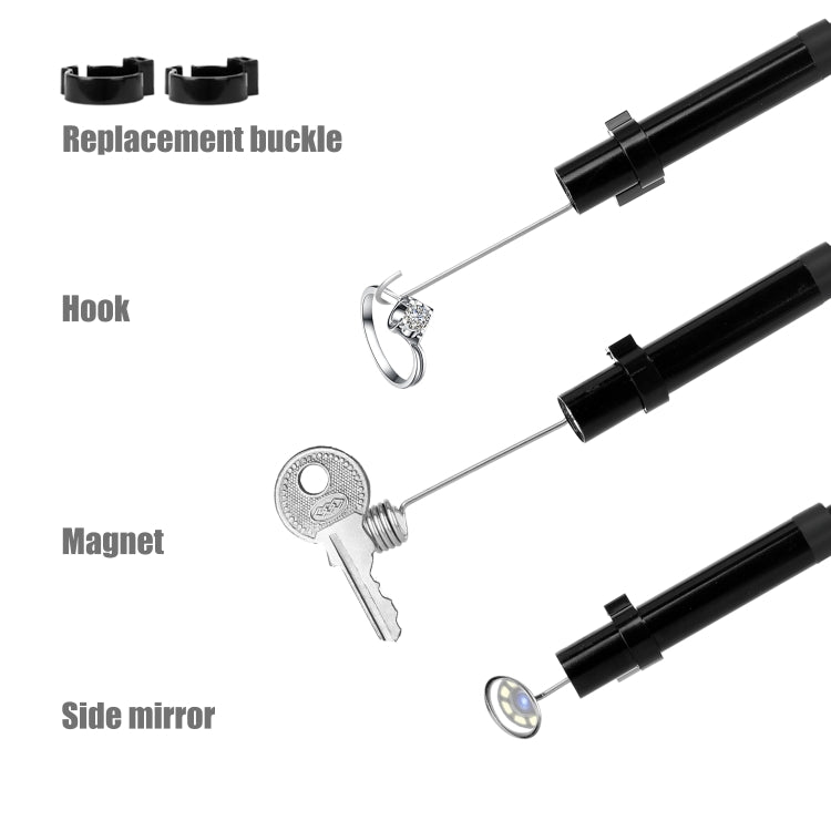 P30 5.5mm IP67 Waterproof 4.3 inch HD Portable Endoscope Hard Cable Industrial Endoscope, Cable Length: 10m, 10m, 10m (Blue)