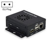 Waveshare Mini IO Board Full Ver Mini-Computer Base Box with Metal Case & Cooling Fan for Raspberry Pi CM4, Mini IO Board Full Ver
