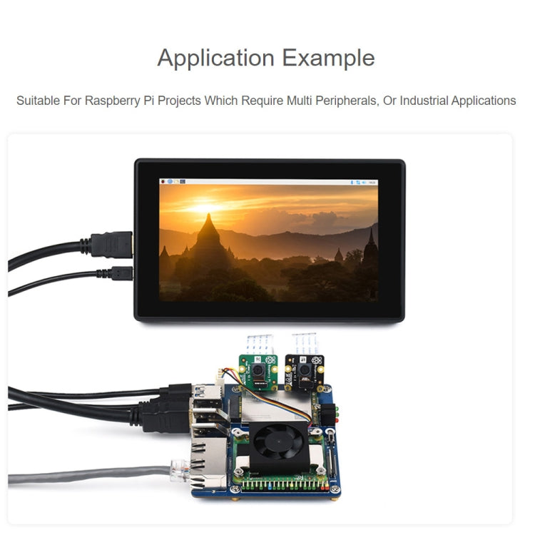 Waveshare Dual Gigabit Ethernet 5G / 4G Base Board for Raspberry Pi CM4