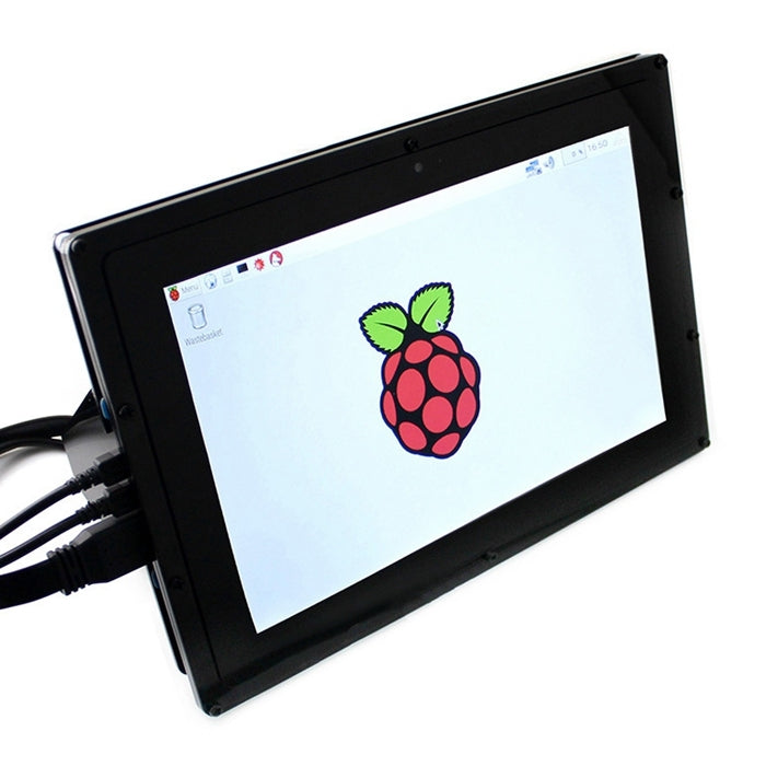 WAVESHARE 10.1inch HDMI LCD (B)  Resistive Touch Screen, HDMI interface with Case, Supports Multi mini-PCs, 10.1inch HDMI LCD (B) (with case)