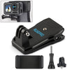 RUIGPRO 360 Degree Rotation Backpack Rec-Mounts Clip Clamp Mount + Phone Clamp for GoPro, Insta360, DJI and Other Action Cameras, Rec-Mounts+Clamp