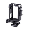 For DJI Osmo Action 3 Vertical Plastic Protective Frame Cage with Cold Shoes, For DJI Osmo Action 3