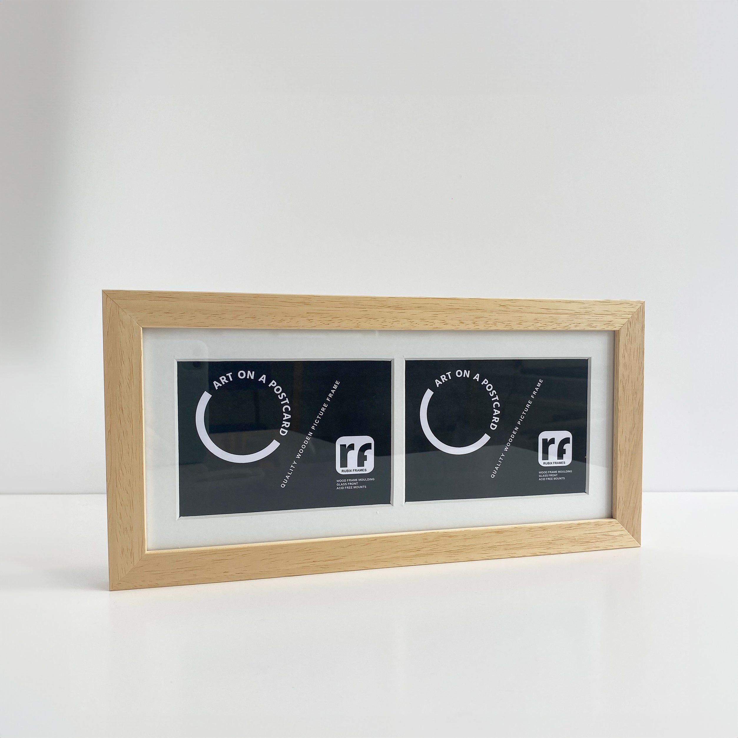 Twin Wooden Frames  (10x15cms) (A6) Landscape