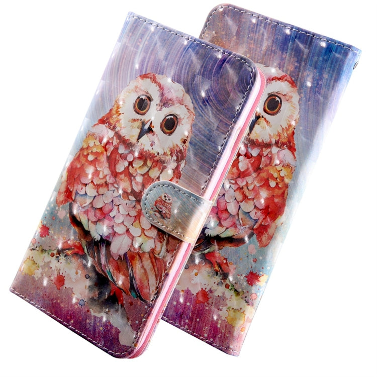 3D Coloured Drawing Pattern Horizontal Flip Leather Case with Holder & Card Slots & Wallet & Lanyard, For Google Pixel 3a, For Google Pixel 3a XL