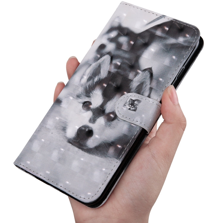 3D Painting Pattern Coloured Drawing Horizontal Flip TPU + PU Leather Case with Holder & Card Slots & Wallet, For Xiaomi Redmi Note 7 Pro