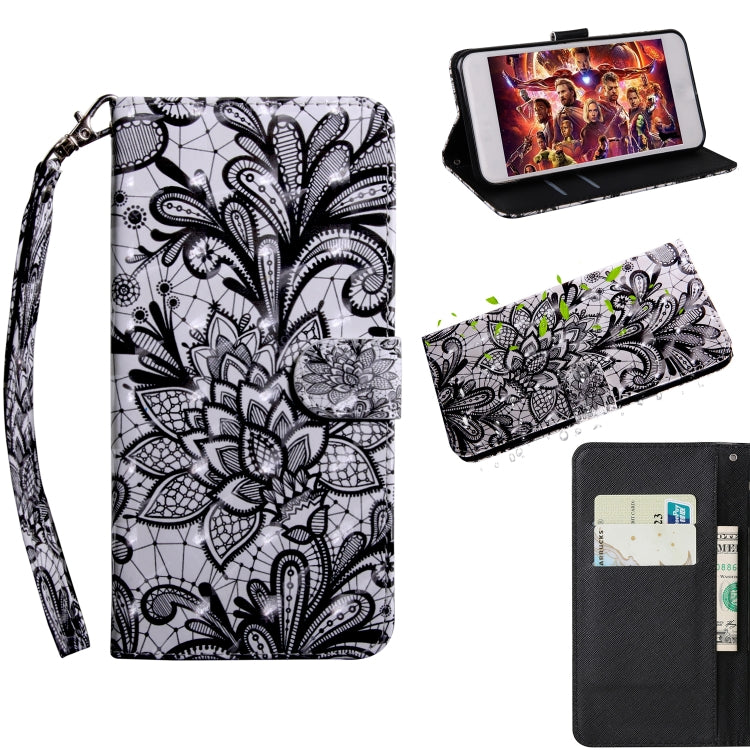 3D Painting Pattern Coloured Drawing Horizontal Flip TPU + PU Leather Case with Holder & Card Slots & Wallet, For Xiaomi Redmi Note 7 Pro