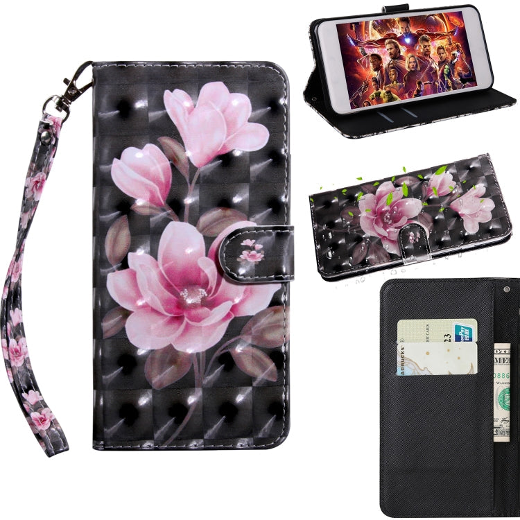 3D Painting Pattern Coloured Drawing Horizontal Flip TPU + PU Leather Case with Holder & Card Slots & Wallet, For Galaxy J8 2018, For Galaxy S10