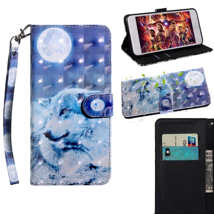 3D Painting Pattern Coloured Drawing Horizontal Flip TPU + PU Leather Case with Holder & Card Slots & Wallet, For Huawei Mate 20 Lite, For Mate 20 Lite, For Huawei P20 Lite